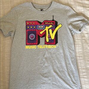 Gray MTV Graphic T-Shirt